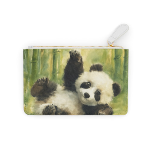 Whimsical Panda Play - Mini Clutch Bag