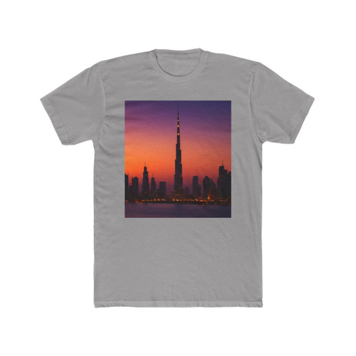 Dubai Dusk Mirage - Unisex Cotton Crew Tee