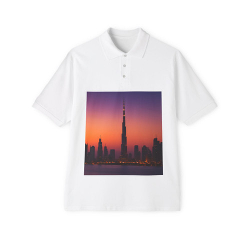 Dubai Dusk Mirage - Men's Piqué Polo