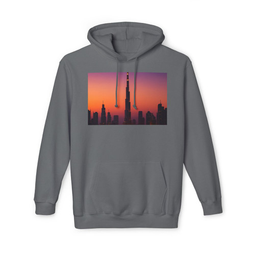 Dubai Dusk Mirage - Unisex Hooded Sweatshirt, Made in US