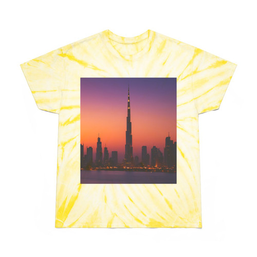 Dubai Dusk Mirage - Tie-Dye Tee, Cyclone