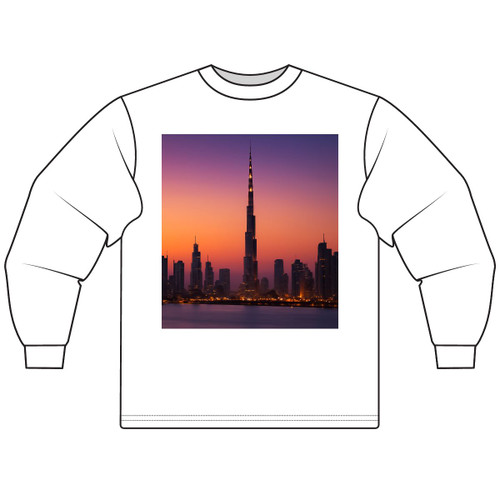 Dubai Dusk Mirage - Unisex Long Sleeve T-Shirt