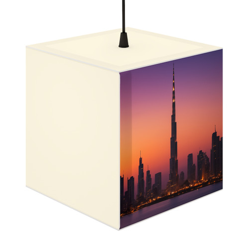 Dubai Dusk Mirage - Light Cube Lamp