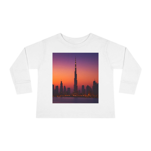 Dubai Dusk Mirage - Toddler Long Sleeve Tee