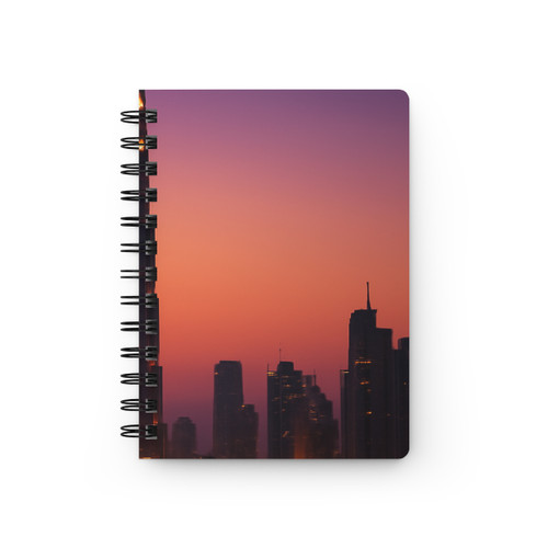 Dubai Dusk Mirage - Spiral Bound Journal