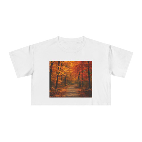 Whispers of Autumn - Women's Crop Tee