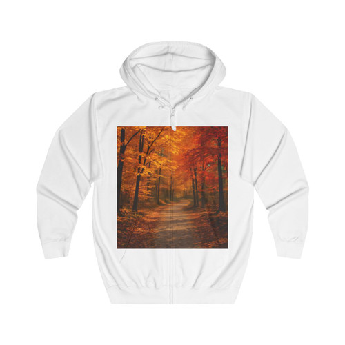 Whispers of Autumn - Unisex Full Zip Hoodie