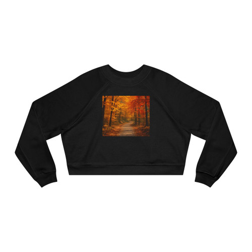 Whispers of Autumn - Women's Cropped Fleece Pullover Whispers of Autumn - Women's Cropped Fleece Pullover