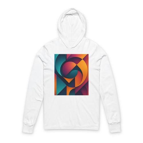 Fluid Geometry - Unisex Hooded Long Sleeve Tee Fluid Geometry - Unisex Hooded Long Sleeve Tee