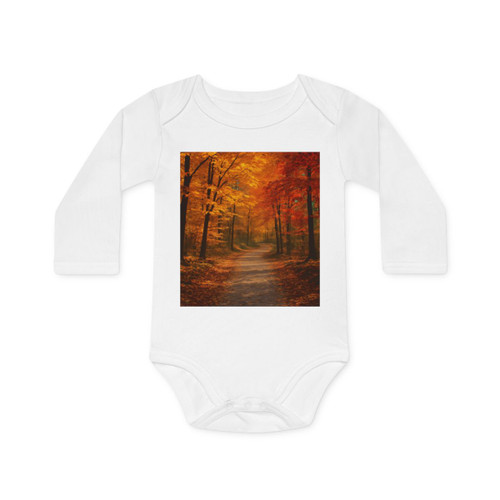 Whispers of Autumn - Baby Long-Sleeve Organic Bodysuit