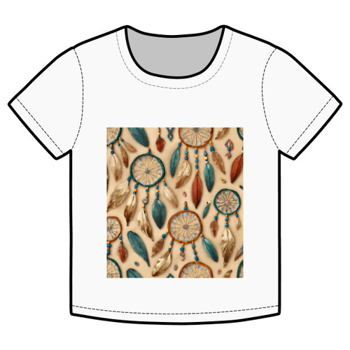 Bohemian Dreamcatcher Dance - Organic Rib Baby Tee