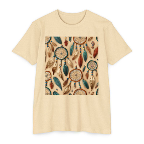 Bohemian Dreamcatcher Dance - Unisex CVC Jersey T-shirt