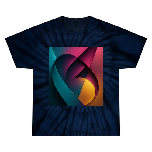 Fluid Geometry - Unisex Tie Dye Cotton Tee Fluid Geometry - Unisex Tie Dye Cotton Tee