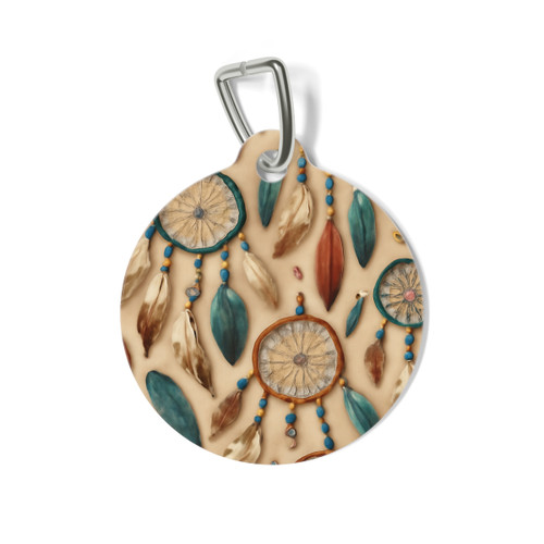 Bohemian Dreamcatcher Dance - Pet Tag
