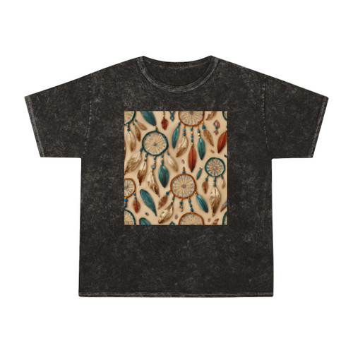 Bohemian Dreamcatcher Dance - Unisex Mineral Wash T-Shirt