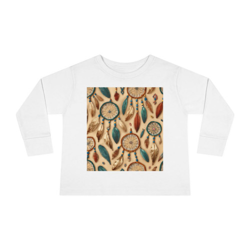 Bohemian Dreamcatcher Dance - Toddler Long Sleeve Tee