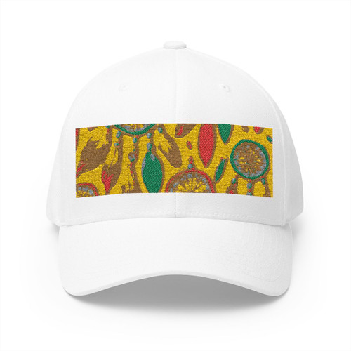 Bohemian Dreamcatcher Dance - Closed-Back Structured Cap (Embroidery)