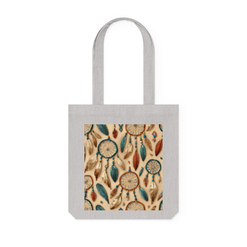 Bohemian Dreamcatcher Dance - Woven Tote Bag