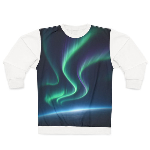 Celestial Aurora Dance - Unisex Sweatshirt (AOP)