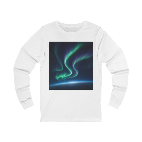 Celestial Aurora Dance - Unisex Jersey Long Sleeve Tee
