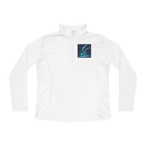 Celestial Aurora Dance - Ladies Quarter-Zip Pullover