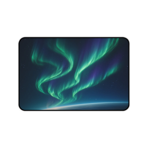 Celestial Aurora Dance - Desk Mat