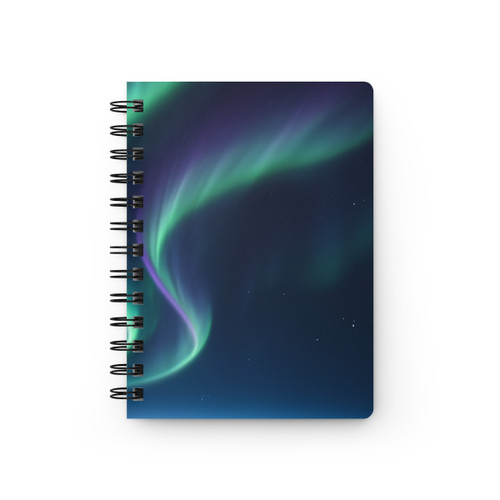 Celestial Aurora Dance - Spiral Bound Journal