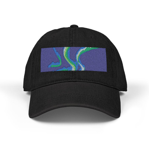 Celestial Aurora Dance - Denim Hat (Embroidery)