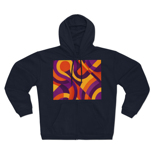 Funky Disco Fever - Unisex Hooded Zip Sweatshirt