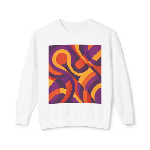 Funky Disco Fever - Unisex Lightweight Crewneck Sweatshirt