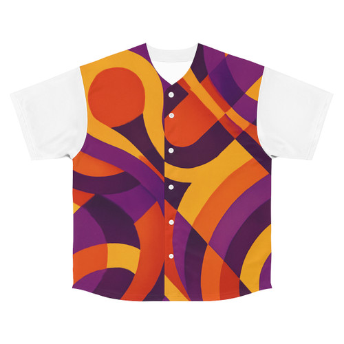 Funky Disco Fever - Men's Baseball Jersey (AOP)