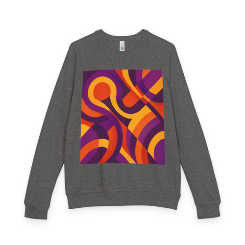 Funky Disco Fever - Unisex French Terry Raglan Crewneck