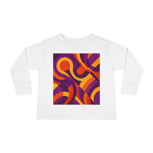 Funky Disco Fever - Toddler Long Sleeve Tee