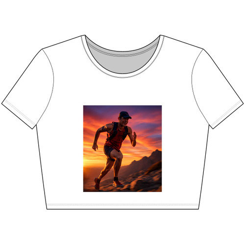 Peak Performance Rush - Women’s Poly-Cotton Crop Tee