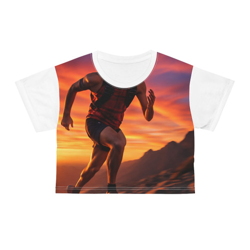 Peak Performance Rush - Crop Tee (AOP)