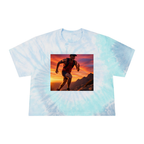 Peak Performance Rush - Women's Tie-Dye Crop Tee