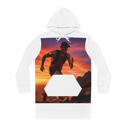 Peak Performance Rush - Women's Hoodie Dress (AOP)