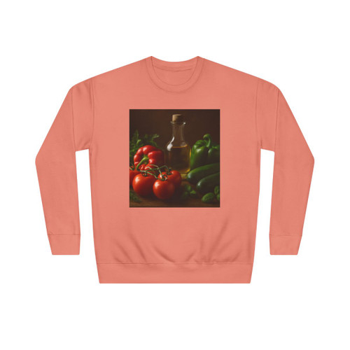 Mediterranean Garden Feast - Unisex Crew Sweatshirt