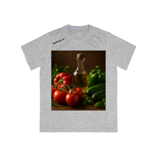 Mediterranean Garden Feast - Men's Sports T-shirt