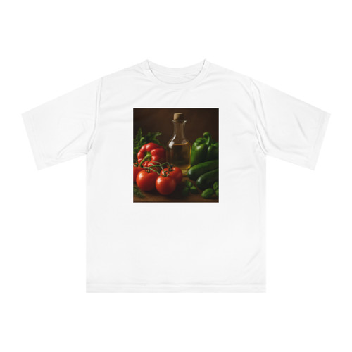 Mediterranean Garden Feast - Unisex Zone Performance T-shirt