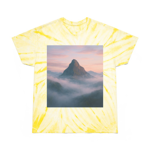 Misty Mountain Dawn - Tie-Dye Tee, Cyclone