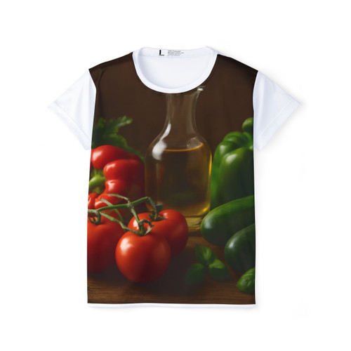 Mediterranean Garden Feast - Women's Sports Jersey (AOP)