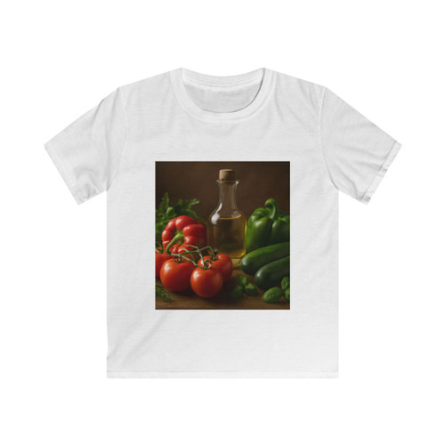 Mediterranean Garden Feast - Kids Softstyle Tee