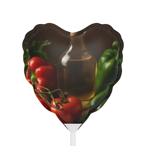 Mediterranean Garden Feast - Balloons (Round and Heart-shaped), 6"