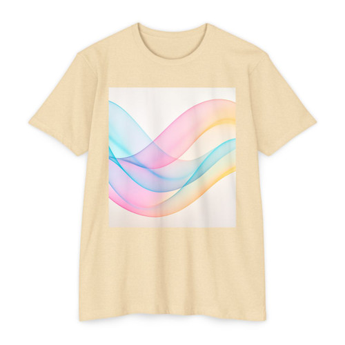 Fluid Wave Symphony - Unisex CVC Jersey T-shirt