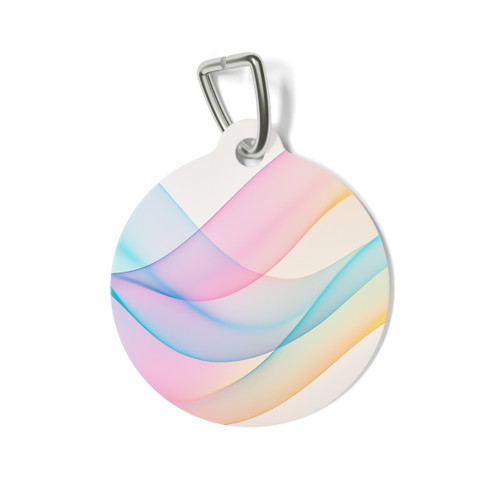 Fluid Wave Symphony - Pet Tag