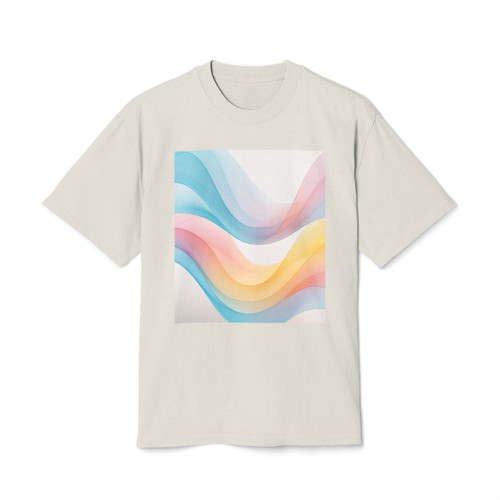 Fluid Wave Symphony - Unisex Heavy Faded Tee