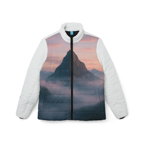 Misty Mountain Dawn - Women’s Puffer Jacket (AOP)