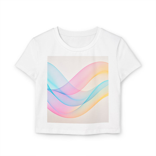 Fluid Wave Symphony - Women's Baby Tee