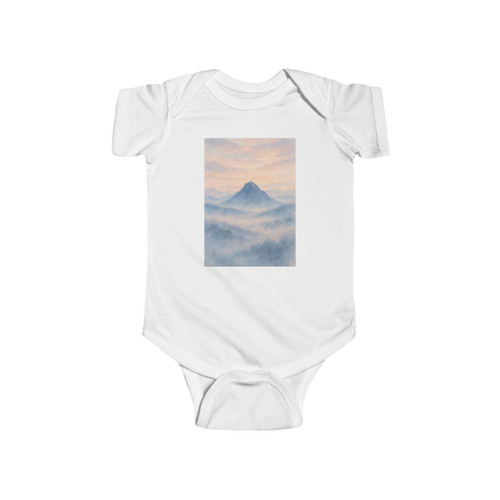 Misty Mountain Dawn - Infant Fine Jersey Bodysuit